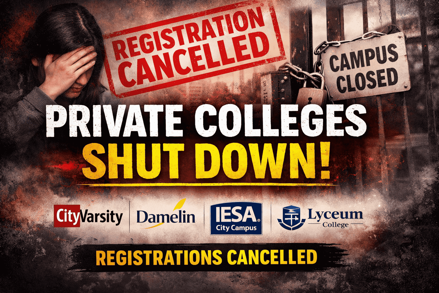 The Cancellation of Registrations for Prominent Private Educational Institutions