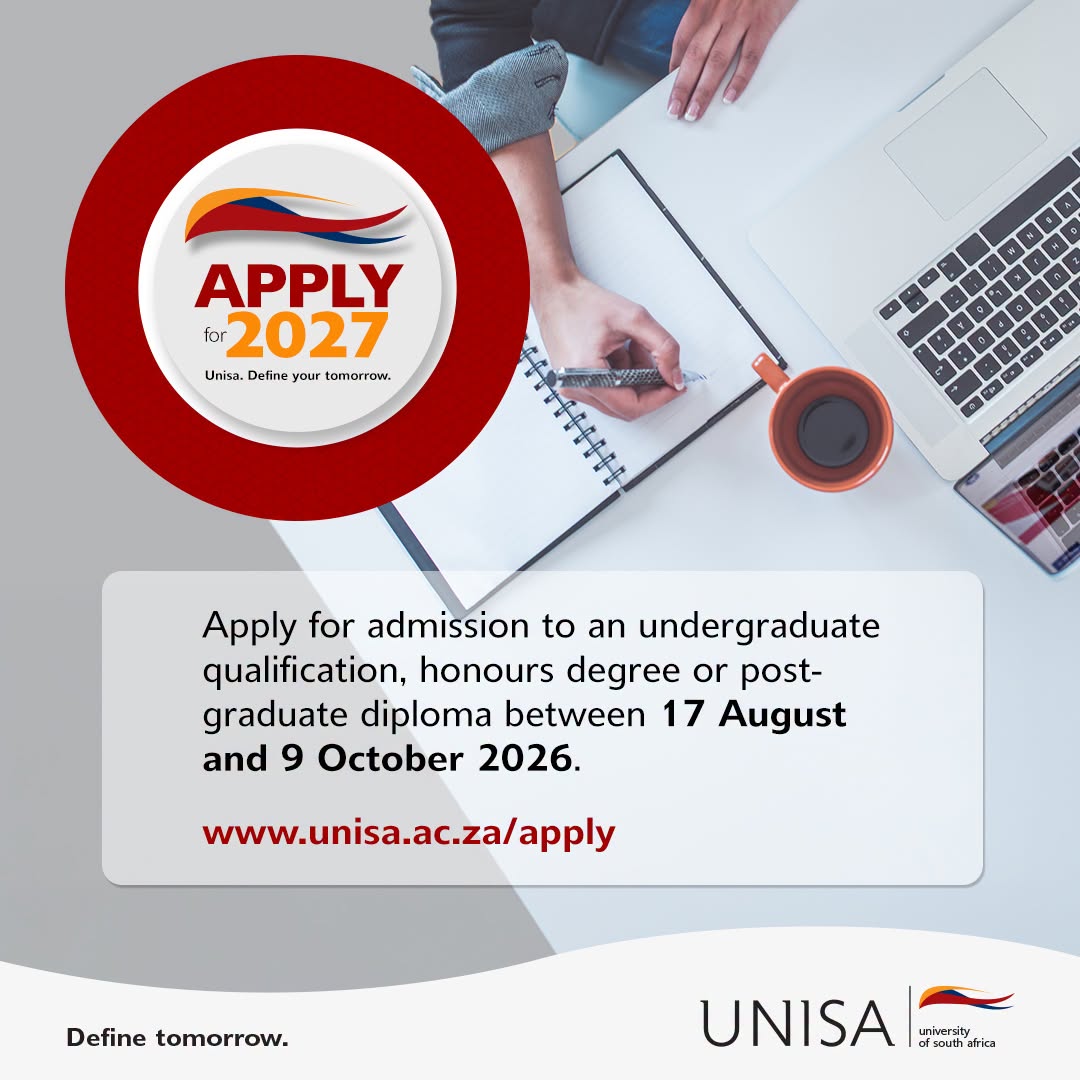 UNISA Applications for 2027 Open on 17 August 2026: What Prospective Students Need to Know